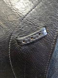 Used Custom Saddlery Wolfgang Solo Dressage Saddle w/Amber Stones