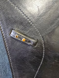 Used Custom Saddlery Wolfgang Solo Dressage Saddle w/Amber Stones