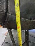 Used Custom Saddlery Wolfgang Solo Dressage Saddle w/Amber Stones