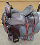 Scott Thomas Manitou Trail Saddle - 16" Pencil Roll Full QH Wide