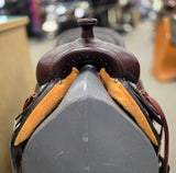 Scott Thomas Manitou Trail Saddle - 16" Pencil Roll Full QH Wide