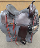 Scott Thomas Manitou Trail Saddle - 16" Pencil Roll Full QH Wide