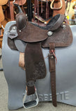 Double J Barrel Racer Youth Saddle, 12.5