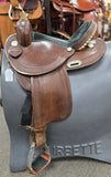 Used Dakota Smooth Out Barrel Saddle - 15" Wide