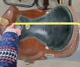 Used Dakota Smooth Out Barrel Saddle - 15" Wide
