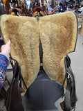 Used David Lofstrom Trail Saddle w/ Padded Red Seat - 15" Wide