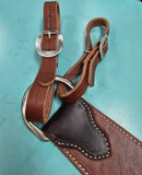 Circle Y Tripping Breast Collar - Rosewood