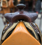 Used "Old School" Youth Western Pleasure Saddle - 14.5" Pony Tree