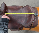 Used "Old School" Youth Western Pleasure Saddle - 14.5" Pony Tree