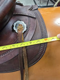 Used "Old School" Youth Western Pleasure Saddle - 14.5" Pony Tree