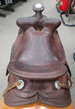 Used "Old School" Youth Western Pleasure Saddle - 14.5" Pony Tree