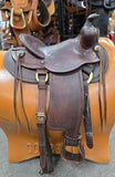 Used "Old School" Youth Western Pleasure Saddle - 14.5" Pony Tree