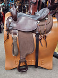 Used Scott Thomas Cordura Trail Saddle - Full QH 17"