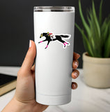 Horse 3" Sticker Waterproof | TB Race | Cello Sleeved