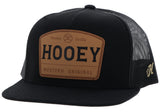 Hooey "Trip" Black 6-Panel Trucker with Tan / Brown Patch