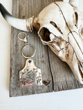 Western ARROW Aztec Pattern | EARTAG Pendant Keychain 
