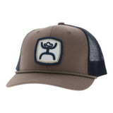 Hooey Zenith Tan and Navy Trucker Ball Cap