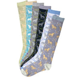 Kelley and Company Horseshoe Blossoms Adult Tall Socks