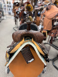 Double J Feather Light Weight Barrel Saddle
