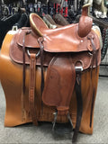 C2721 Ranch Roper 15" Hard Seat Pencil Roll Square Skirt