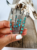 Boho Ranch Shop Western Turquoise Stone Stretch Bracelet 