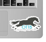 3" Tumbler Horse Sticker / OTTB Thoroughbred / WATERPROOF