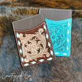 Countryside Co. Tooled Leather Credit Card Holder