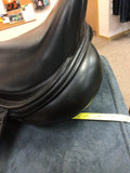 C2711 Used FairFax World Class Monoflap Dressage Saddle 17 1/2" Adjustable Tree