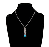Boho Ranch Shop Western Cactus Scenery Bar Necklace