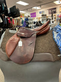 C2809 Used Stubben Jump Saddle 17" (cover included)