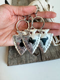 Western ARROW Aztec Pattern | EARTAG Pendant Keychain 