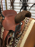 Paul Taylor 15 1/2" Ranch Cutting Saddle Round Skirt