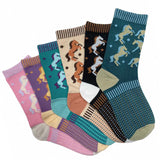 Kelley and Company Twilight Horse Youth Crew Socks