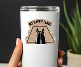 Horse 3" Sticker Waterproof | Dressage | Cello Sleeved