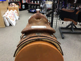 C2713 Used Kathy's Pleasure Saddle 16" Wide Tree Light Oil Floral