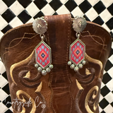 Countryside Co. Canyon Red Dangle Earrings