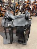 C2806 Used Hilason Treeless Western Trail Saddle 17"