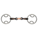 Sweet Iron Bevel Bit with Raised Copper Ribs and Lozenge Mouthpiece
