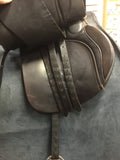 C2777 Used Cliff Barnsby All Purpose 17.5 Medium Wide Saddle