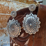 Countryside Co. Southwest Concho Dangle Earrings