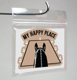 Horse 3" Sticker Waterproof | Dressage | Cello Sleeved