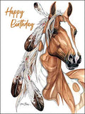 Leanin' Tree A Strong Will, A Courageous Heart, A Brave Spirit Birthday Card