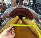C2763 Used Billy Cook Pro Reiner 16" Saddle