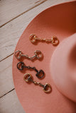 Tirzah Lane Art Snaffle Bit Twilly Scarf Slide Accessory in “Silver”