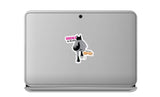 3" Tumbler Horse Sticker / Squeals Kicks Coffee / WATERPROOF