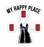 Horse 3" Sticker Waterproof | Barrel Race | Cello Sleeved
