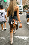 Boho Ranch Shop THE CAROLINE CROSSBODY steer longhorn - cowhide purse bag