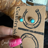 Countryside Co. Turquoise Pearl Earrings