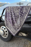 Rowdy Crowd CHARCOAL Paisley Creek Wild Rag