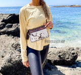 Boho Ranch Shop Western Mini Mobile Cowhide Tooled Leather Crossbody